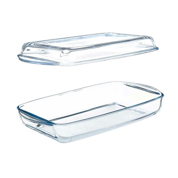 Bricka med lock Pasabahce Borcam Transparent Borosilikatglas 1,9 L (4 antal)