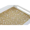 Miniatyrbild 2 av 3: Bricka DKD Home Decor Grön Senap Mörkbrun Ljusrosa Trä MDF 40 x 30 x 5 cm (4 antal)