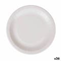 Miniatyrbild 1 av 2: Tallriksset Algon Engångsanvändning Vit Papp 28 cm (36 antal)