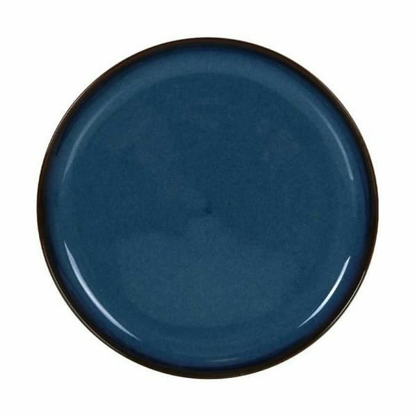 Snacksbricka La Mediterránea Chester Blå Rund 24,3 x 2,5 cm (8 antal)