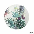 Miniatyrbild 1 av 2: Tallriksset Algon Engångsanvändning Papp Tropiskt 3 Delar 28 cm (24 antal)