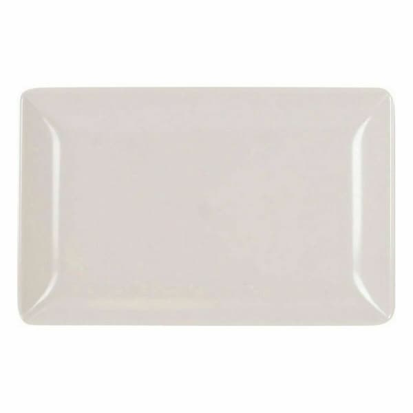 Snacksbricka La Mediterránea Melamin Vit Glans 20 x 13 x 2 cm (24 antal)