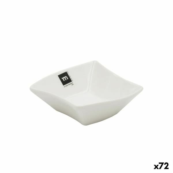 Skål La Mediterránea Snack Vit 12 x 12 x 4,2 cm (72 Antal)