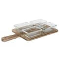 Miniatyrbild 1 av 4: Snacksbricka Home ESPRIT Naturell 350 ml 39,5 x 20 x 5 cm