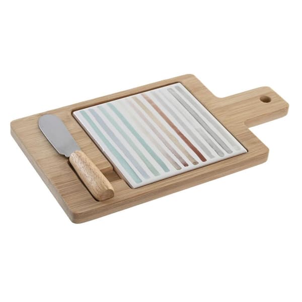 Snack bakke DKD Home Decor 21,5 x 11,8 x 1,5 cm Stentøj