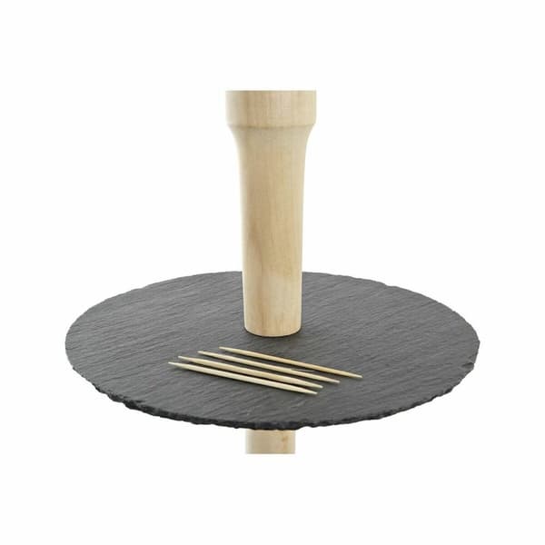Snack bakke DKD Home Decor 3-lags stativ Bambus Bræt 28 x 28 x 39,5 cm