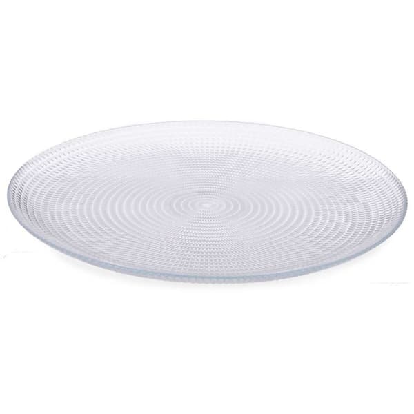 plade Pasabahce Generation Gennemsigtig Glas Ø 27 cm (4 enheder)