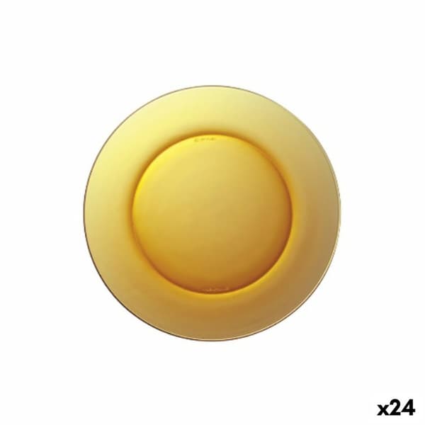 Flad Plade Duralex Lys Rav Ø 23,5 cm (24 enheder)