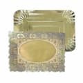Miniatyrbillede 2 af 3: Snack bakke Algon Gylden Rektangulær 23 x 29,5 x 1 cm (48 enheder)