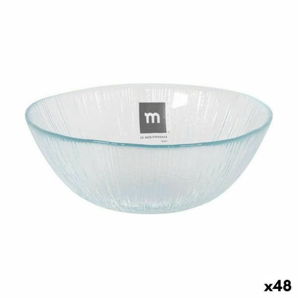 Skål La Mediterránea Gennemsigtig ø 13 x 5 cm (48 enheder)