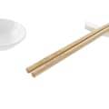 Pikkukuva 3 / 4: Sushisetti DKD Home Decor Bambu Kivitavara Valkoinen Luonnollinen Itämainen 27,3 x 20,3 x 2,5 cm (12 osaa)