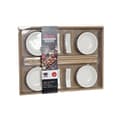 Pikkukuva 4 / 4: Sushisetti DKD Home Decor Bambu Kivitavara Valkoinen Luonnollinen Itämainen 27,3 x 20,3 x 2,5 cm (12 osaa)