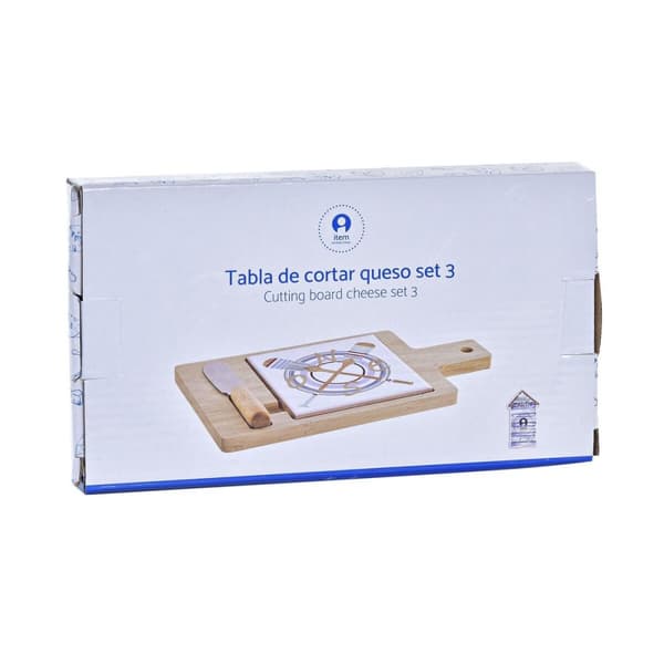 Juustolautanen DKD Home Decor Bambu Alumiini Kivitavara 21,5 x 11,8 x 1,5 cm (3 Kappaletta)