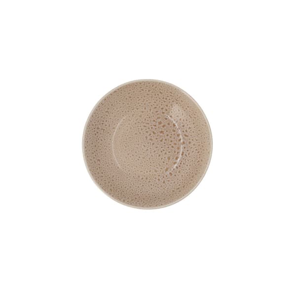 Syvä lautanen Ariane Porous Keraminen Beige Ø 21 cm (6 osaa)