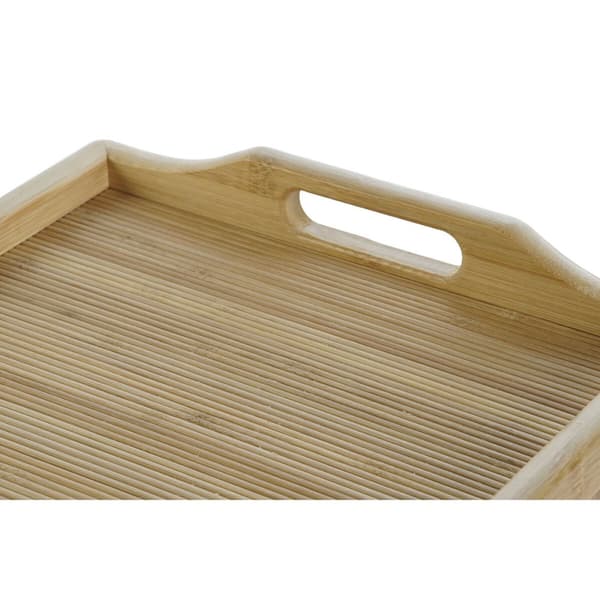 Taitettava sänkytarjotin DKD Home Decor Bambu 64 x 30 x 24 cm