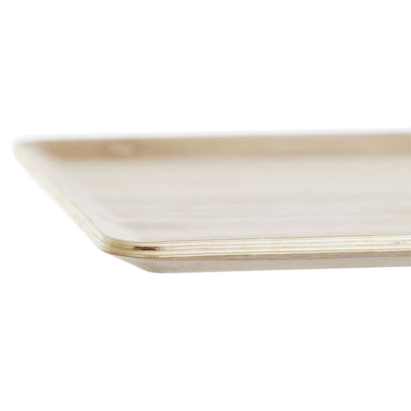 Tarjotin DKD Home Decor Luonnollinen Bambu 27 x 20 cm 27 x 20 x 0,8 cm