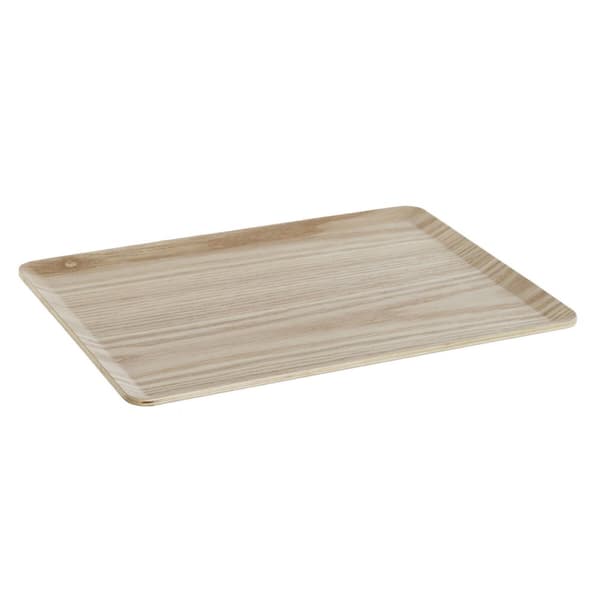 Tarjotin DKD Home Decor Luonnollinen Bambu 27 x 20 cm 27 x 20 x 0,8 cm