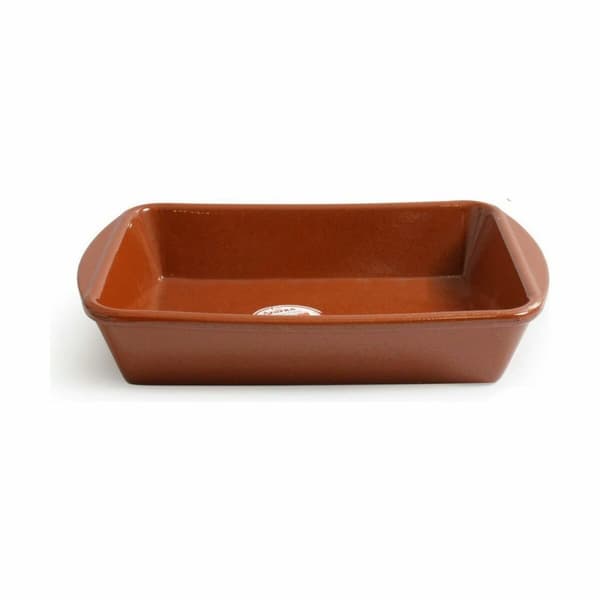 Køkkenspringvand Inde Vitro Azofra Bagt ler Rektangulær 35 x 25 x 6 cm (4 enheder)