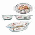 Pikkukuva 3 / 5: Vuoka Quttin VEN8435476251502 Ovaali Lasi 400 ml 20 x 11,5 x 4 cm (8 osaa) (20 x 11,5 cm)