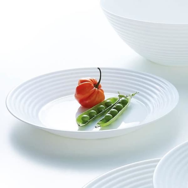 Luminarc Harena Ass Bowl 23,6 cm, Tallrik, Rund, Härdat glas, Vit, 236 mm, 236 mm