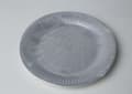 Miniatyrbild 3 av 4: 10 RUNDA PAPPPLATSER 23 CM SILVER
