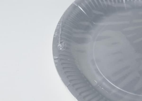 10 RUNDA PAPPPLATSER 23 CM SILVER