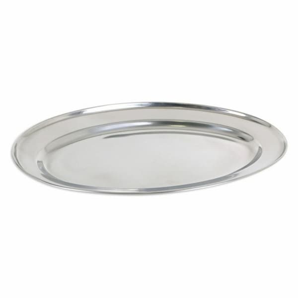 Bricka Privilege 42853 Rostfritt stål Oval (18 antal) (35 x 22,2 cm)