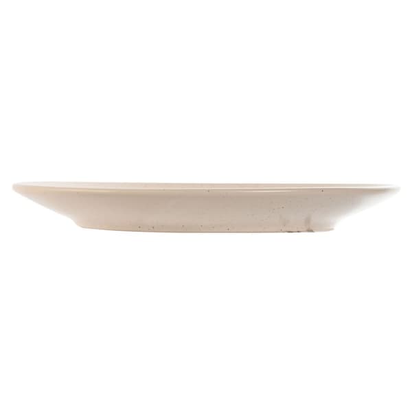 Platt skål Home ESPRIT Vit Beige Stengods Traditionell 20 x 20 x 2,5 cm