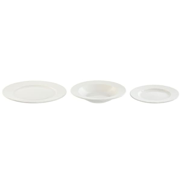 Madlavningssæt Home ESPRIT Hvid Porcelæn 27 x 27 x 2 cm 18 Dele