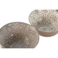 Pikkukuva 3 / 4: Kulhosetti Home ESPRIT Ruskea Beige Posliini Gėlės Shabby Chic 15 x 15 x 7 cm