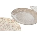 Miniatyrbilde 2 av 5: Platesett Home ESPRIT Brun Beige Porselen 19 x 19 x 2 cm