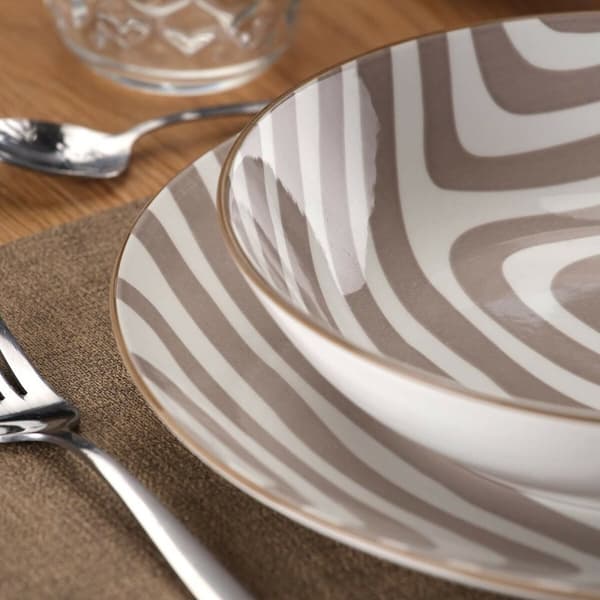 Spisestel Versa Denali Grå Porcelæn