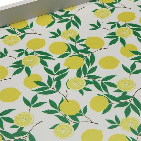 Bricka Versa Trä MDF 30 x 5 x 45 cm Citron