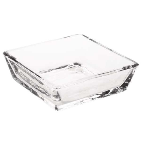 Olympia 90 mm fyrkantig doppkruka i glas (förpackning med 12)