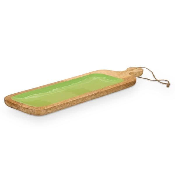 Snacksbrett MALI-798 G Grønn 50,7 x 3 x 14 cm (6 enheter)