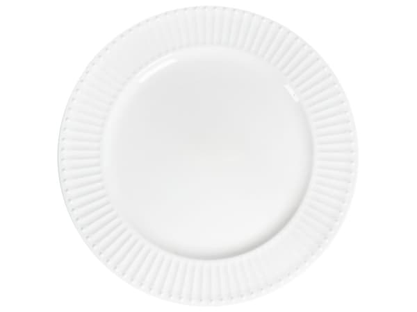 Spisestel Hvid Stentøj sæt af 16 til 4 Personer Middagssæt til Spisebord Design Stel Servicesæt Tallerkner Skål Kruse Tilbehør