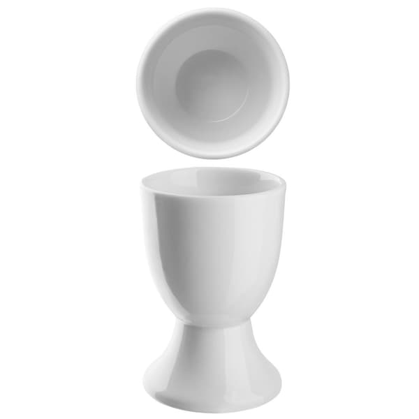 Tallerkensæt Salerno, porcelæn, til 12 personer, 100-dele - hvid