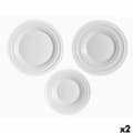 Miniatyrbilde 1 av 5: Servisesett Vivalto F-LGCP105-75-85 Hvit Opalglass (2 enheter)
