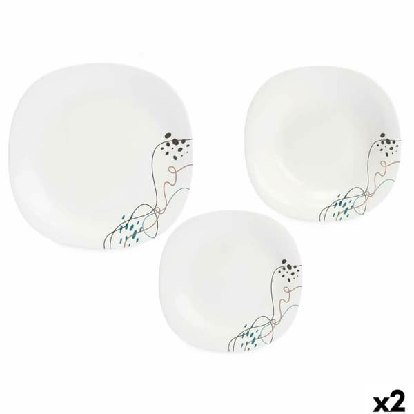 Servissats Vivalto LFP-110/85/LFTP-90 1 Vit Opalinglas (2 antal)