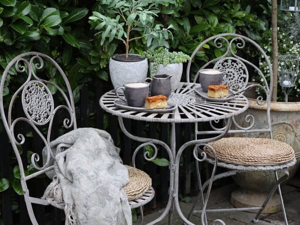 Calais Fat avlångt 30x18 cm Grå 3-pack Chic Antique