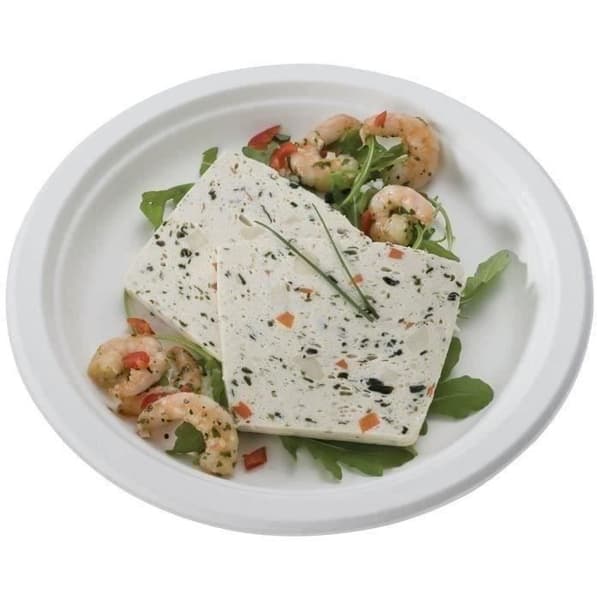 Rund tallrik bagasse 18cm x10
