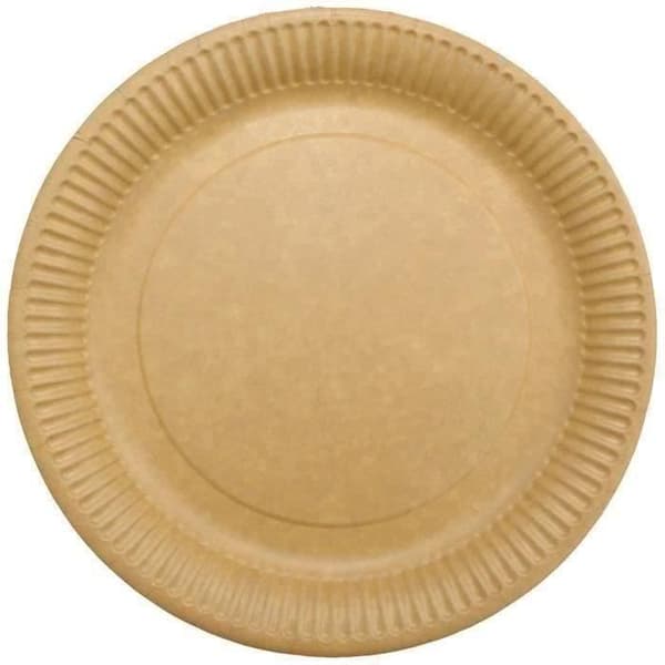 Tallrikar av kartong kraftlaminerade bio 18cm x50