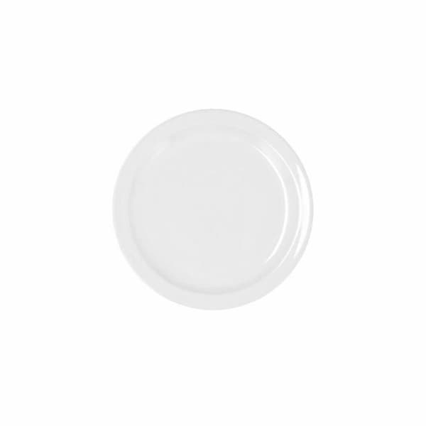 Bidasoa glacialbröd vit keramisk tallrik (16 cm) (förpackning 12x)
