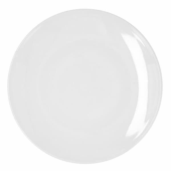 Bidasoa Glacial middagstallrik Vit keramikkopp (30 cm) (Pack 4x)