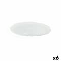 Miniatyrbild 2 av 2: Platt tallrik Quid Mar de Viento Transparent glas (Ø 32 cm) (Pack 6x)