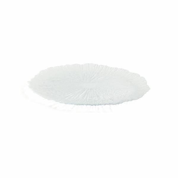 Platt tallrik Quid Mar de Viento Transparent glas (Ø 32 cm) (Pack 6x)
