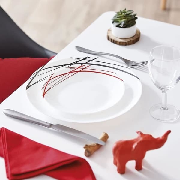 Desserttallrik Arcopal Domitille Flerfärgat glas (Ø 18 cm) (12 enheter)