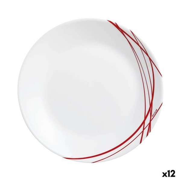 Desserttallrik Arcopal Domitille Flerfärgat glas (Ø 18 cm) (12 enheter)