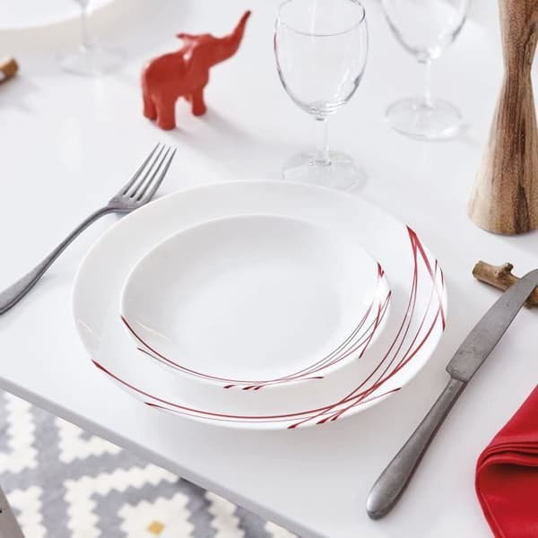 Arcopal Domitille Deep Plate Flerfärgat glas (20 cm) (12 enheter)
