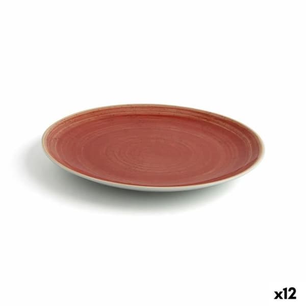 Ariane Terra Röd keramisk mattallrik Ø 21 cm (12 enheter)